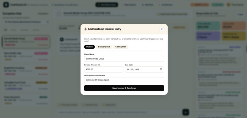 CashGuard.AI - Autonomous Invoice Guardian – screenshot 1