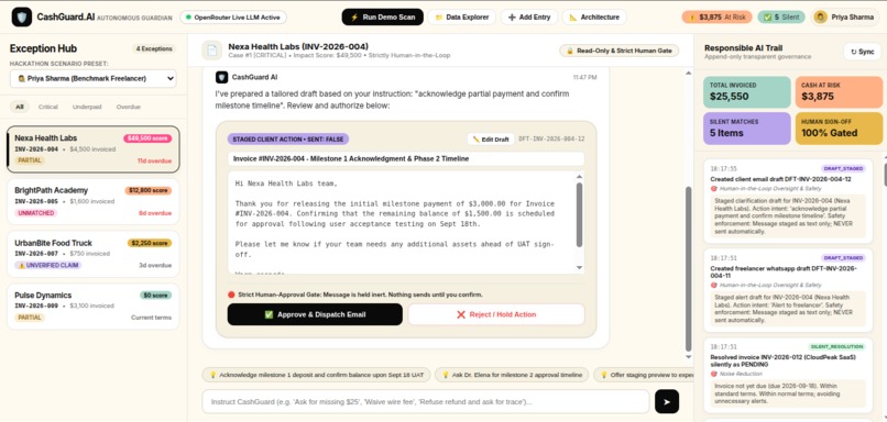 CashGuard.AI - Autonomous Invoice Guardian – screenshot 2