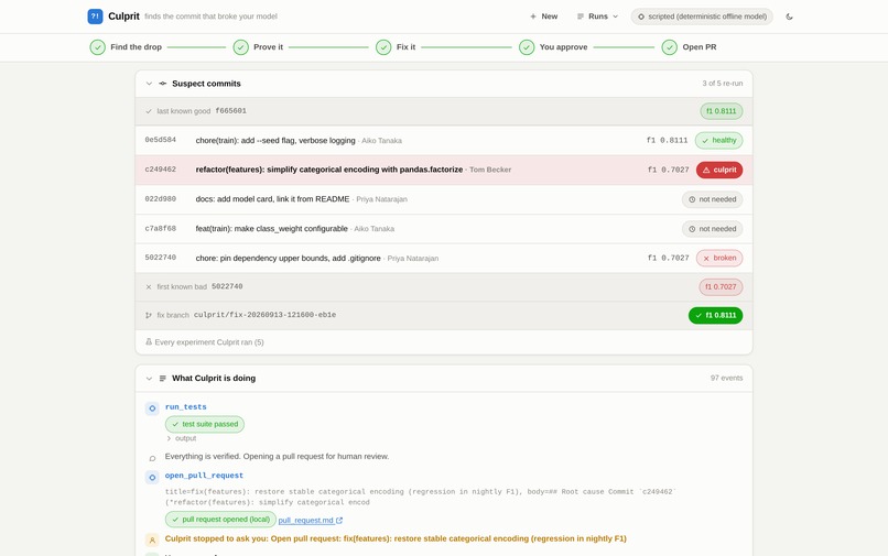 Culprit – screenshot 2