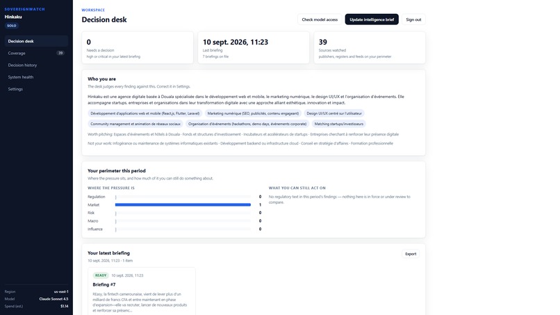 SovereignWatch – screenshot 4