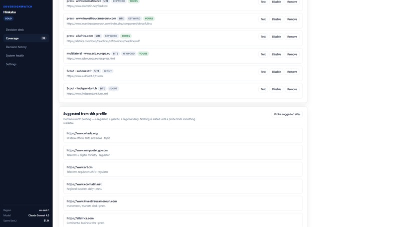 SovereignWatch – screenshot 5