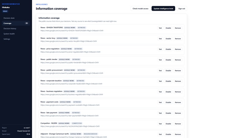 SovereignWatch – screenshot 9