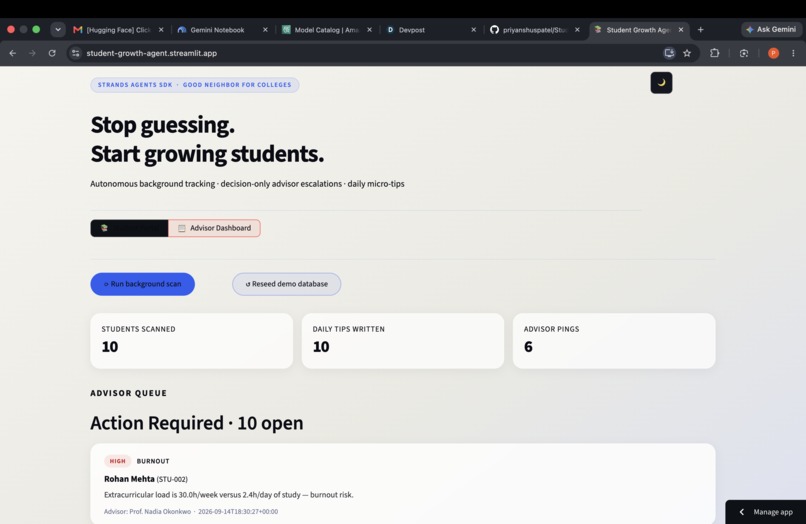 Student Growth Agent – screenshot 4