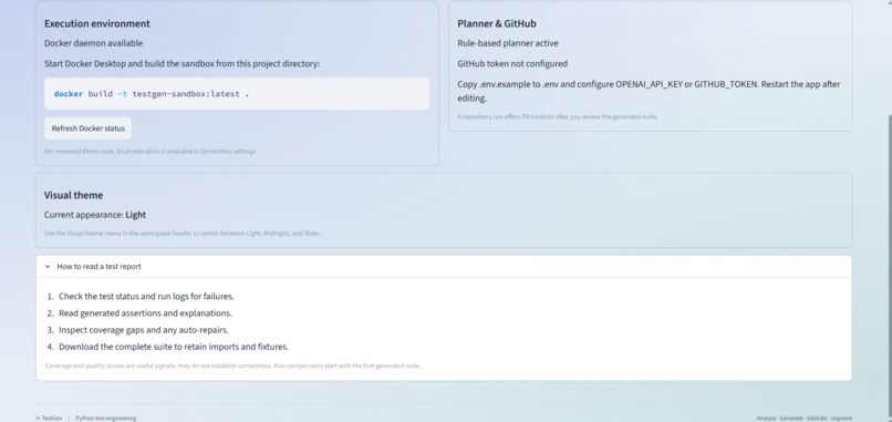 TestGen Agent – screenshot 14
