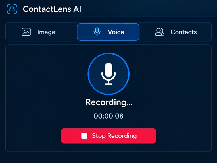ContactLens AI – Smart Contact Extraction & Management – screenshot 5