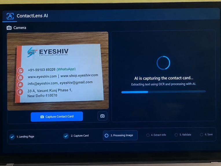 ContactLens AI – Smart Contact Extraction & Management – screenshot 3