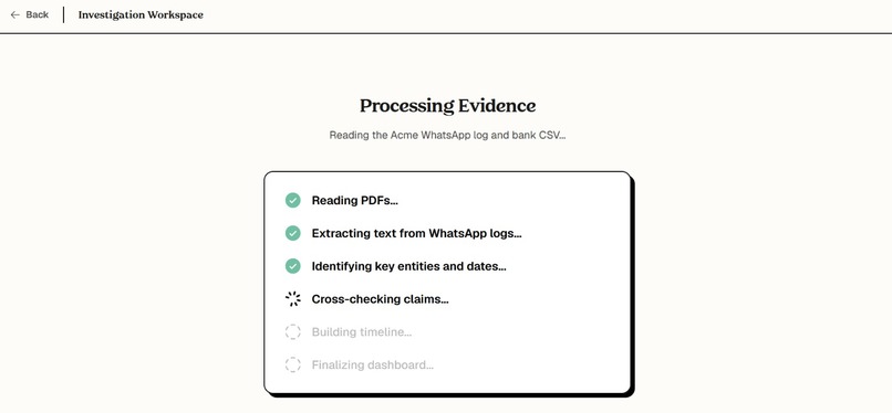 Digital Evidence Room – screenshot 3