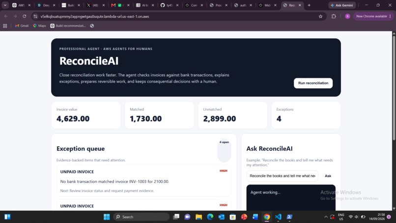 ReconcileAi – screenshot 1