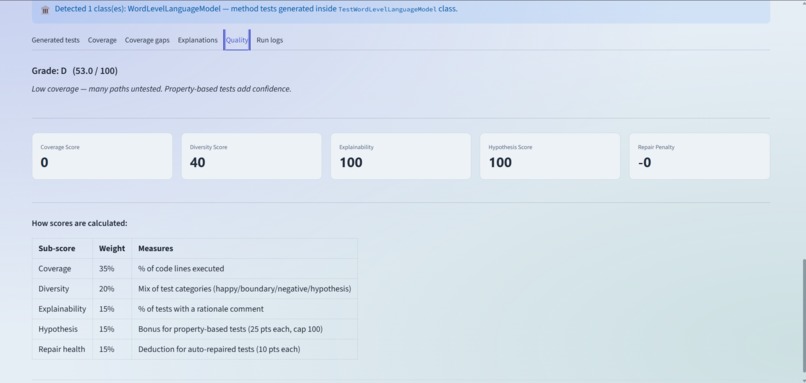 TestGen Agent – screenshot 8