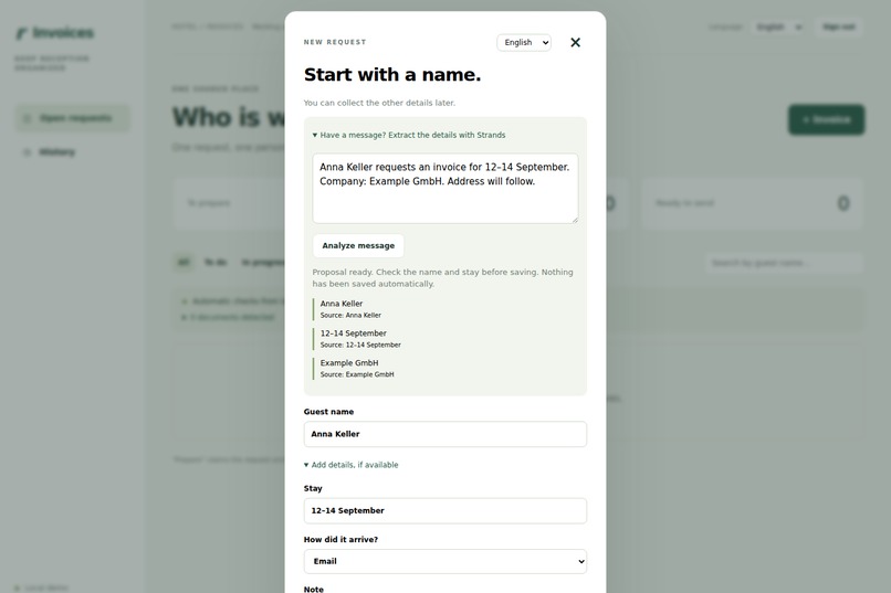 Hotel Handoff Lab – screenshot 3