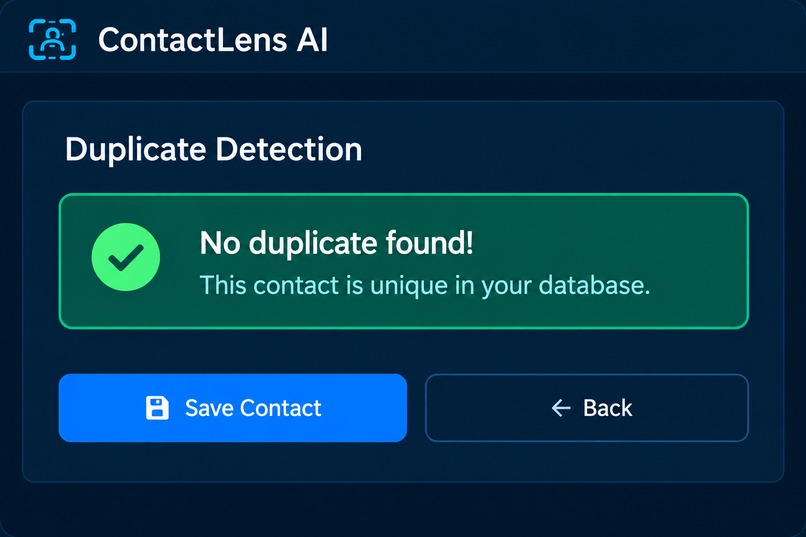 ContactLens AI – Smart Contact Extraction & Management – screenshot 9