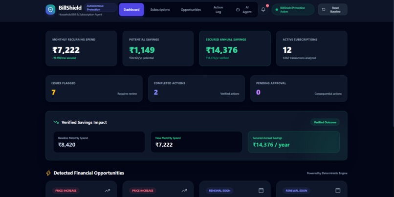 BillShield — Household Bill & Subscription Agent – screenshot 5