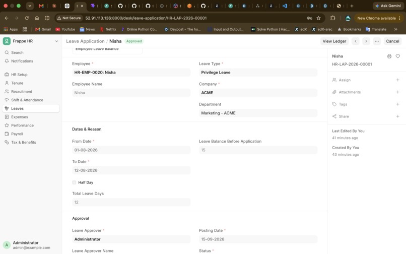 Human Resource Automation – screenshot 7
