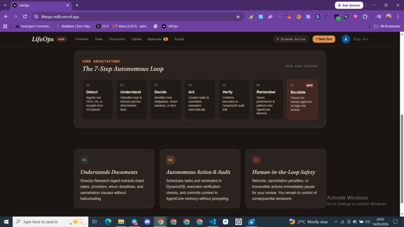 LifeOps – screenshot 2