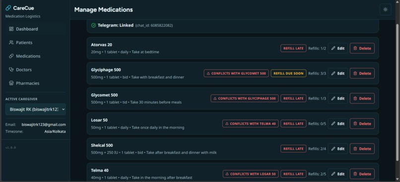 CareCue – screenshot 4