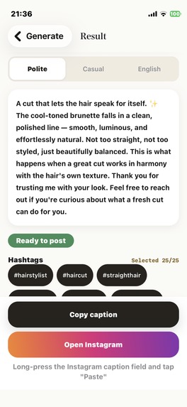 SalonPost – screenshot 4