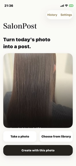 SalonPost – screenshot 5