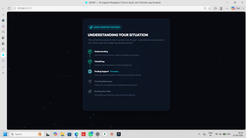 SAHAY - AI Support Navigator – screenshot 3