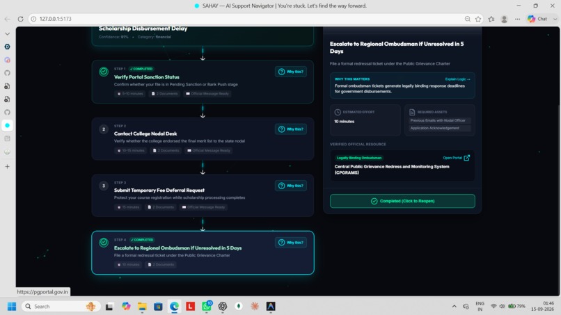 SAHAY - AI Support Navigator – screenshot 7