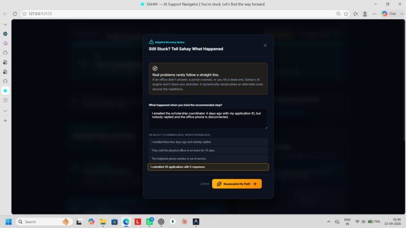 SAHAY - AI Support Navigator – screenshot 8