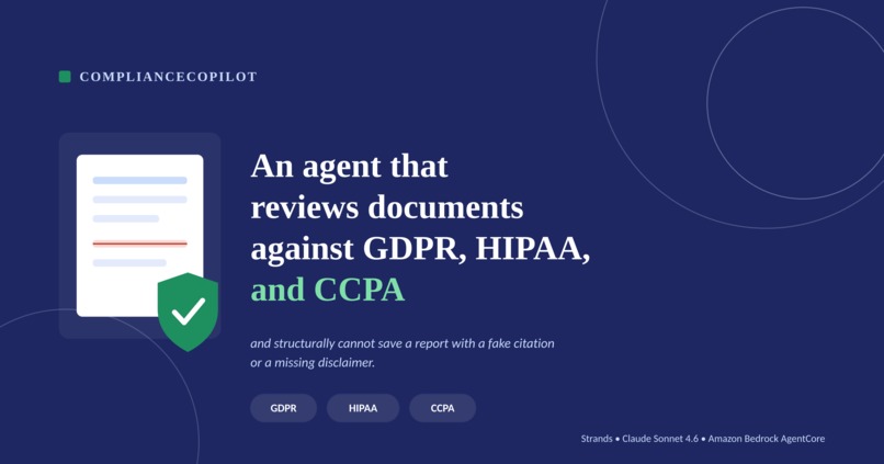 Compliance Copilot – screenshot 1