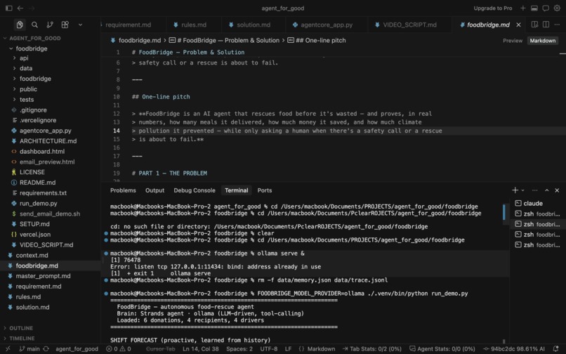 FoodBridge – screenshot 3
