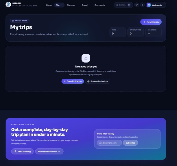 SafarAI – screenshot 2