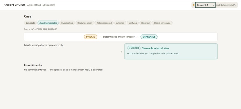 Ambient CHORUS – screenshot 2