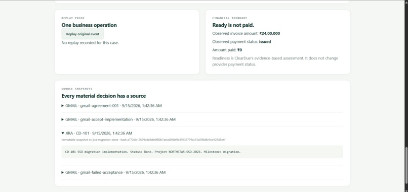 ClearDue – screenshot 1