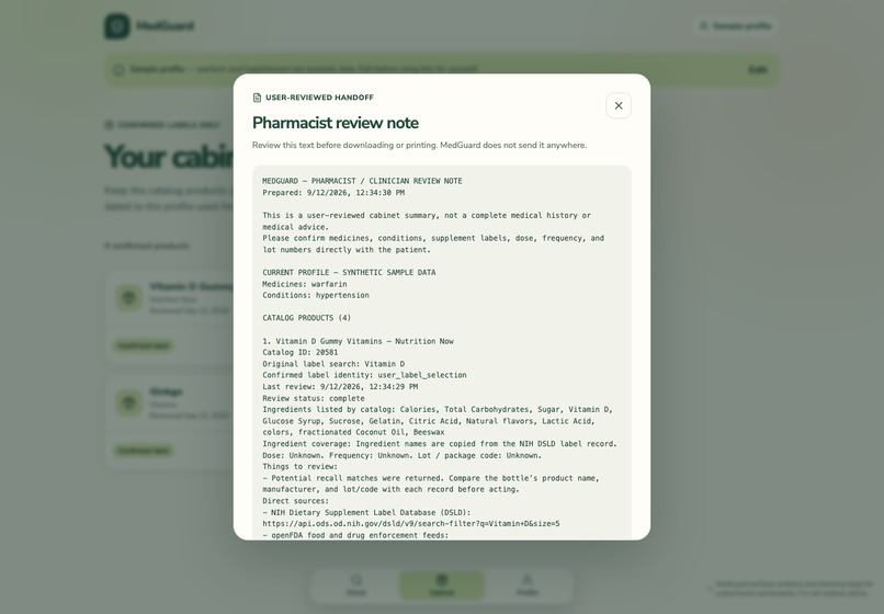 MedGuard – screenshot 3