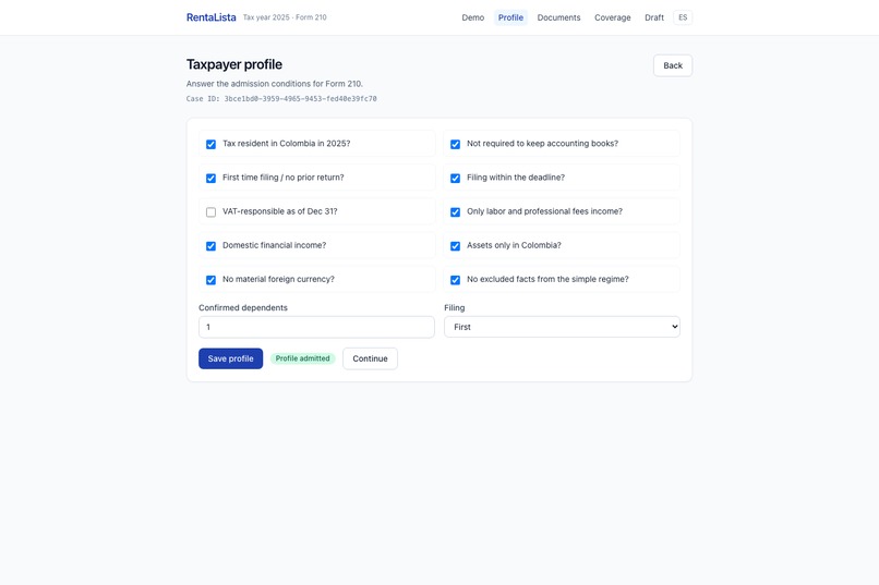 RentaLista – screenshot 2
