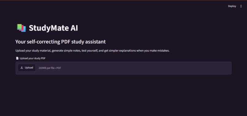 StudyMate AI – screenshot 1