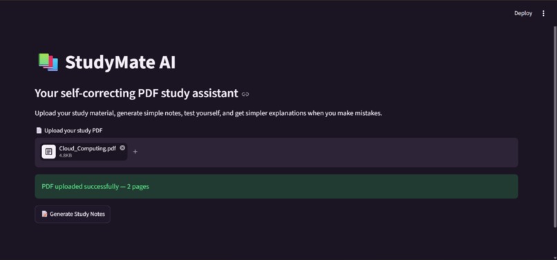 StudyMate AI – screenshot 2