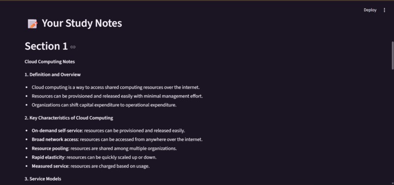 StudyMate AI – screenshot 3