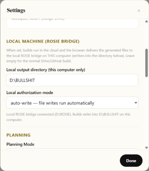 ROSIE – screenshot 1