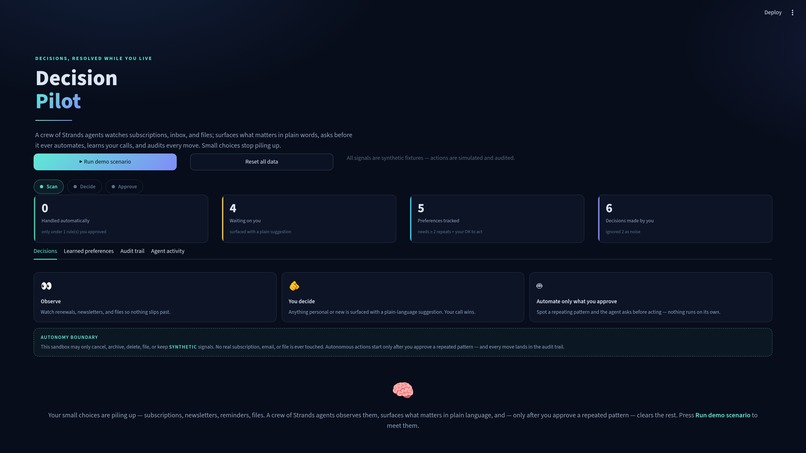 DecisionPilot – screenshot 5