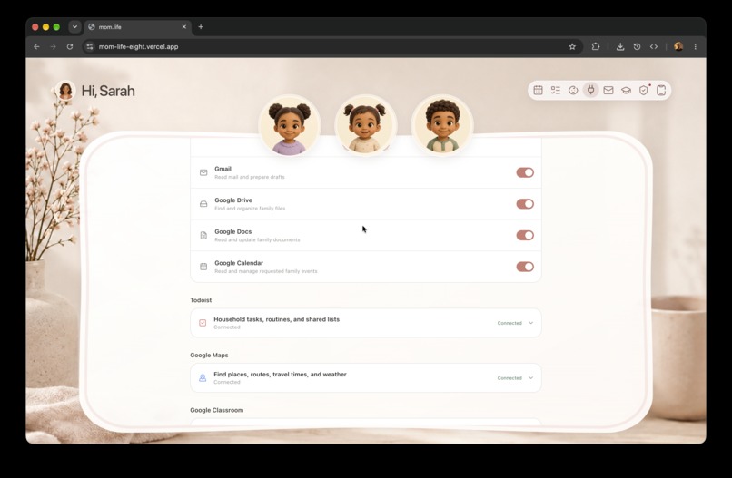 mom.life – screenshot 6