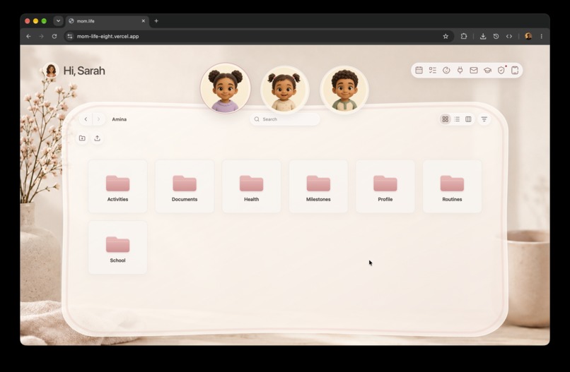mom.life – screenshot 11