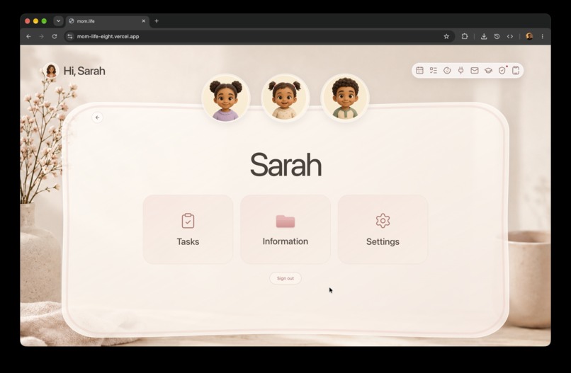mom.life – screenshot 9