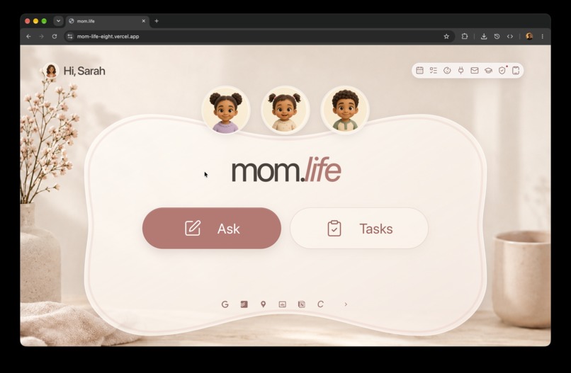 mom.life – screenshot 4