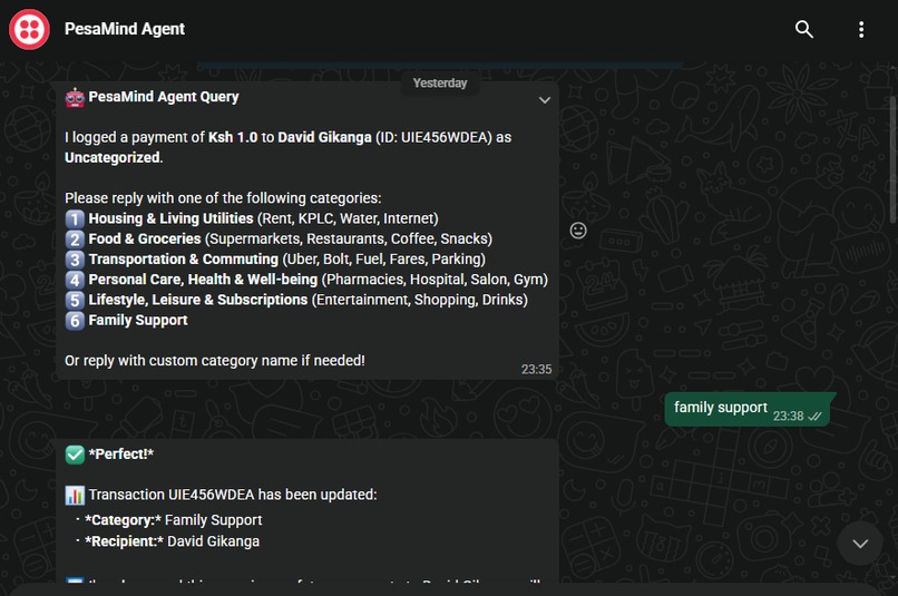 PesaMind Agent – screenshot 2