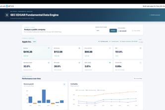 SEC EDGAR Fundamental Data Engine
