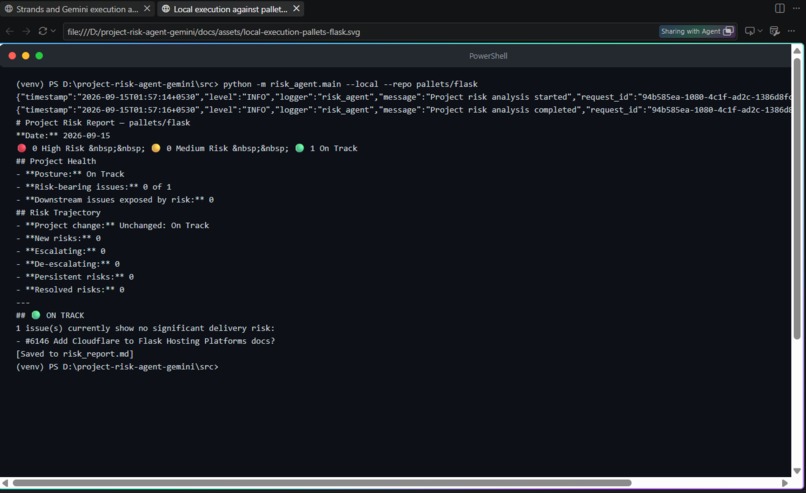 Project Risk Agent – screenshot 3