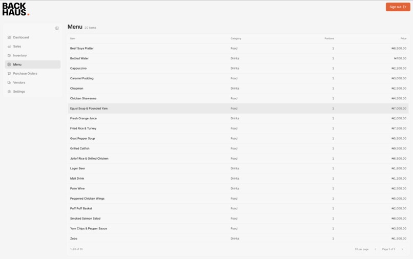 Backhaus AI – screenshot 2