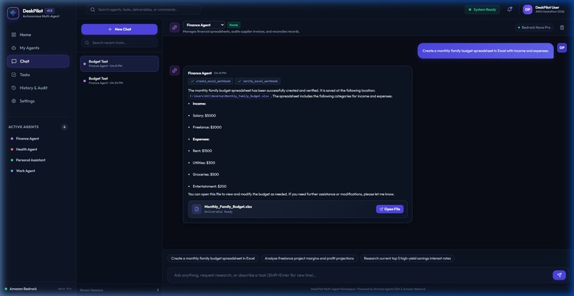 DeskPilot — Autonomous Multi-Agent Desktop  – screenshot 6
