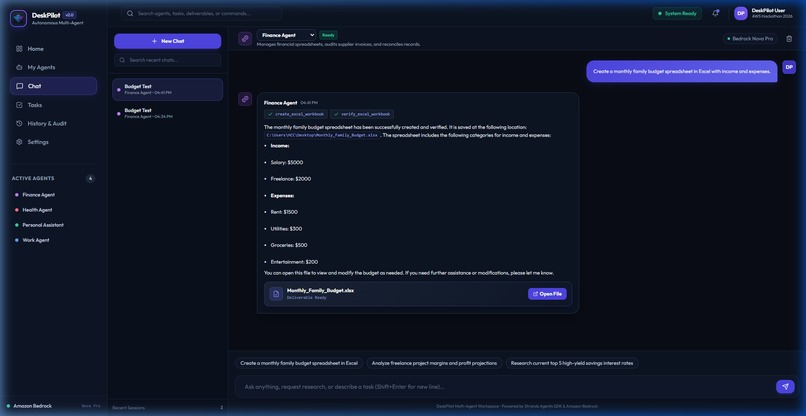 DeskPilot — Autonomous Multi-Agent Desktop  – screenshot 7
