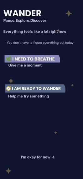 Wander – screenshot 1