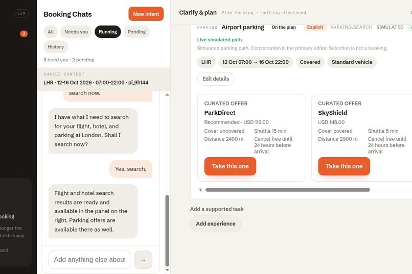 Reservedge — Intent-to-Action booking agent – screenshot 7