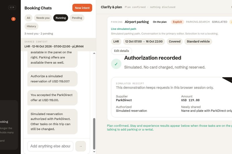 Reservedge — Intent-to-Action booking agent – screenshot 9