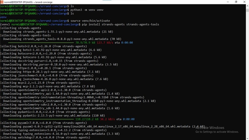 Errand-Concierge Built with Strands Agent – screenshot 14